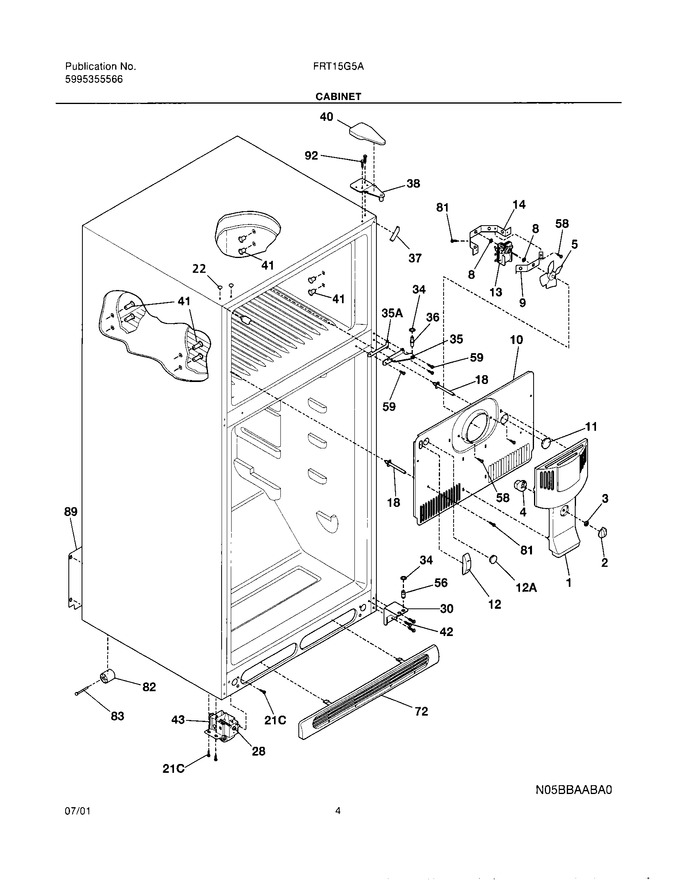 Diagram for FRT15G5AW0