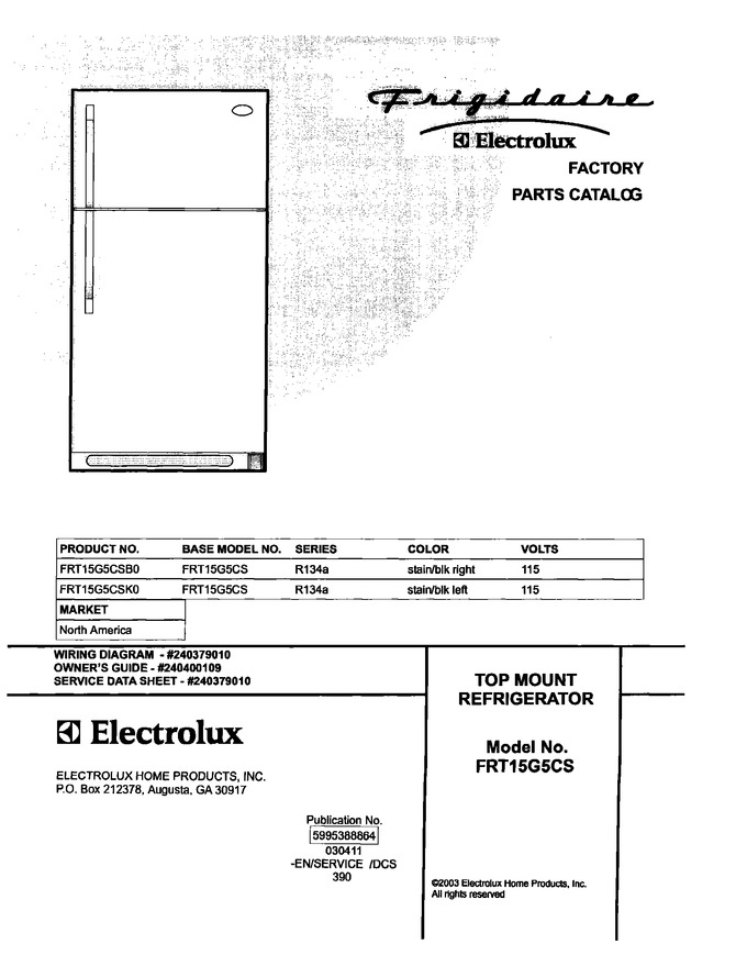 Diagram for FRT15G5CSB0