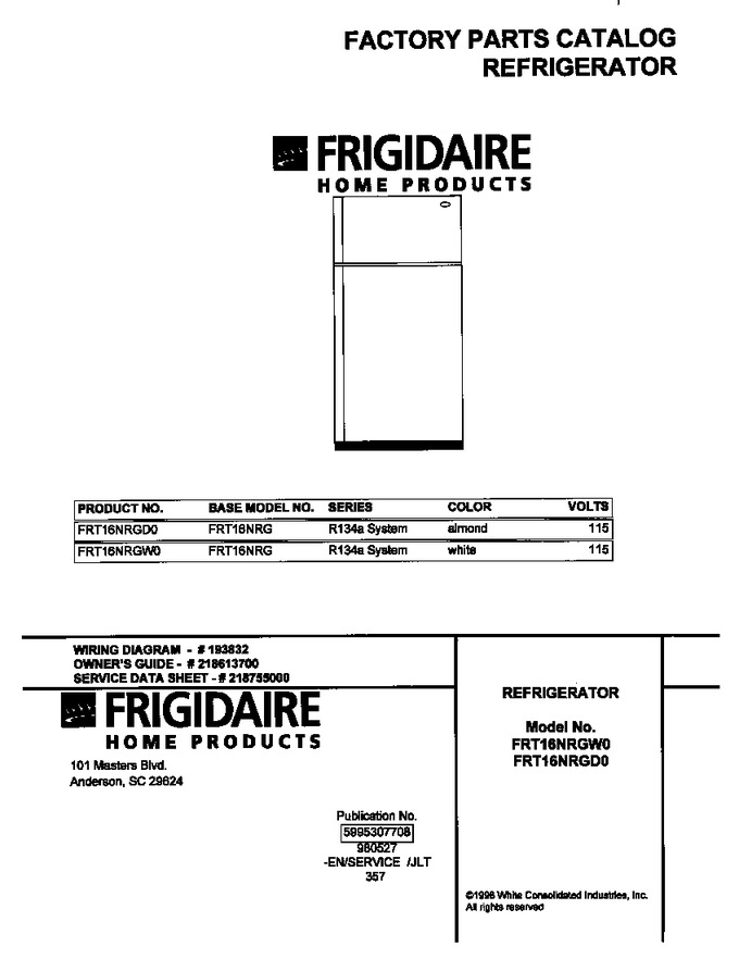 Diagram for FRT16NRGW0