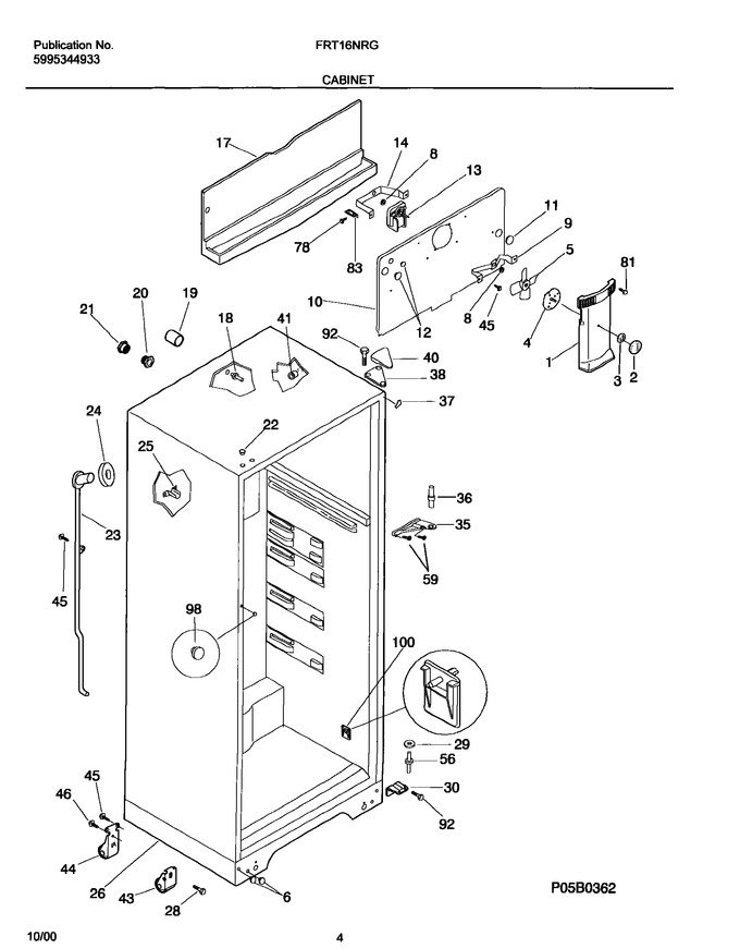 Diagram for FRT16NRGW8