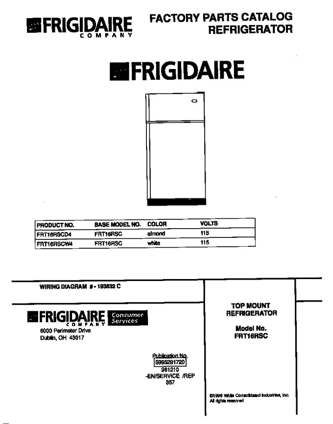Diagram for FRT16RSCW4