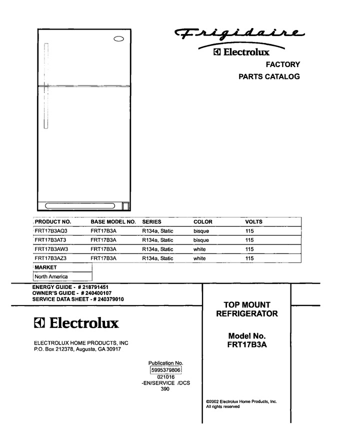 Diagram for FRT17B3AZ3