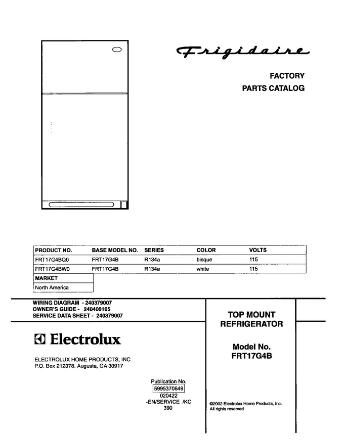 Diagram for FRT17G4BQ0