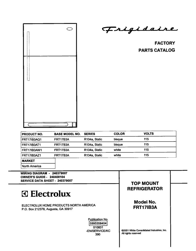 Diagram for FRT17IB3AW1