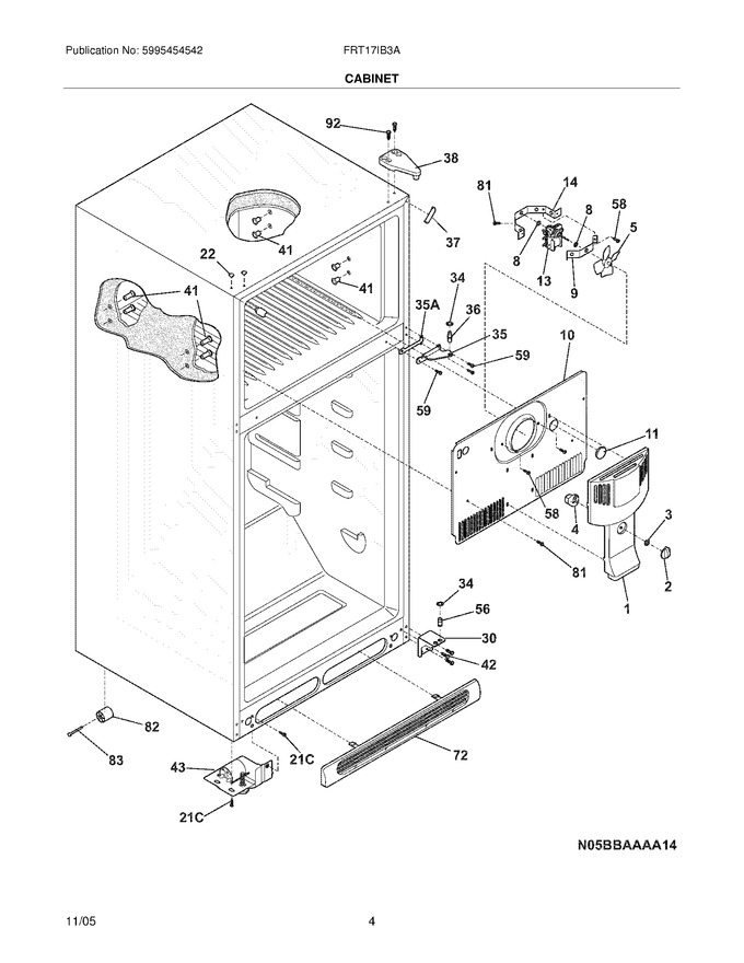 Diagram for FRT17IB3AWA