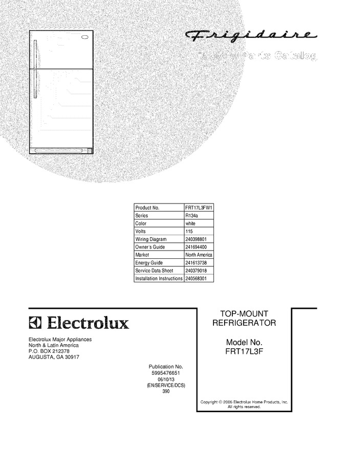 Diagram for FRT17L3FW1