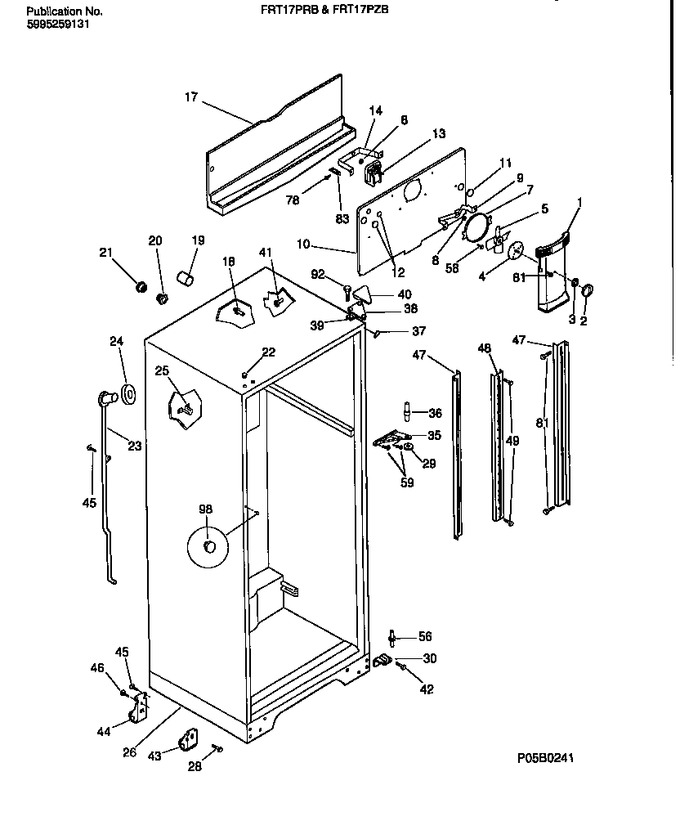 Diagram for FRT17PRBW2