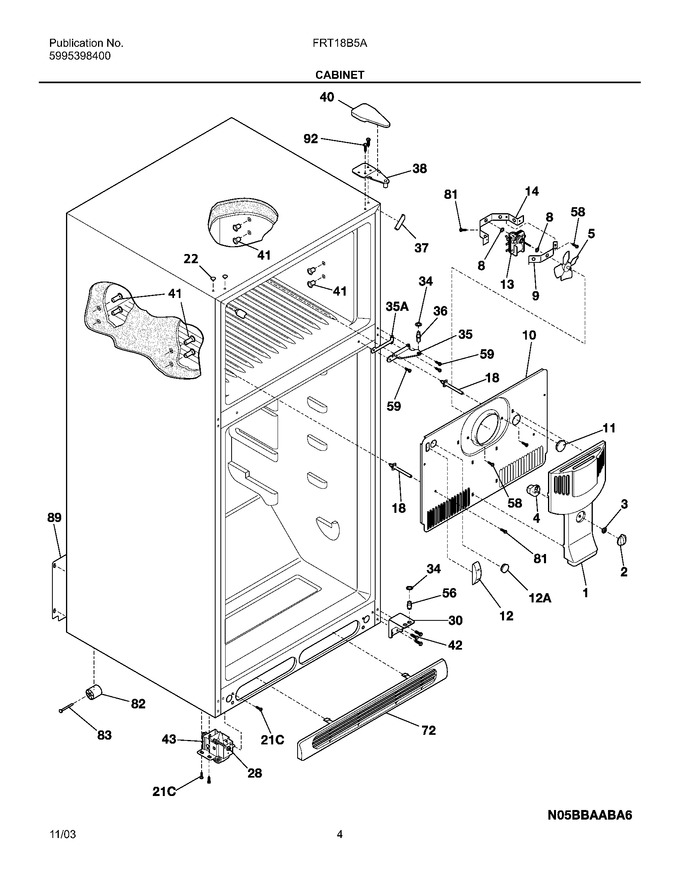 Diagram for FRT18B5AW9