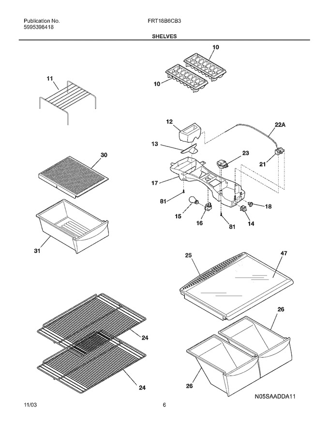 Diagram for FRT18B6CB3