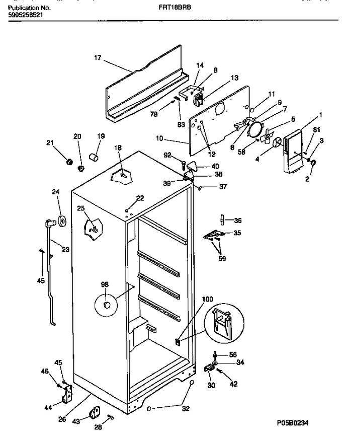 Diagram for FRT18BRBD2
