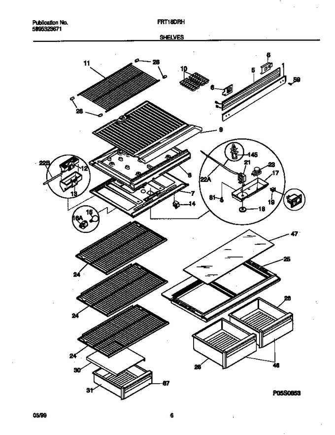 Diagram for FRT18DRHD0
