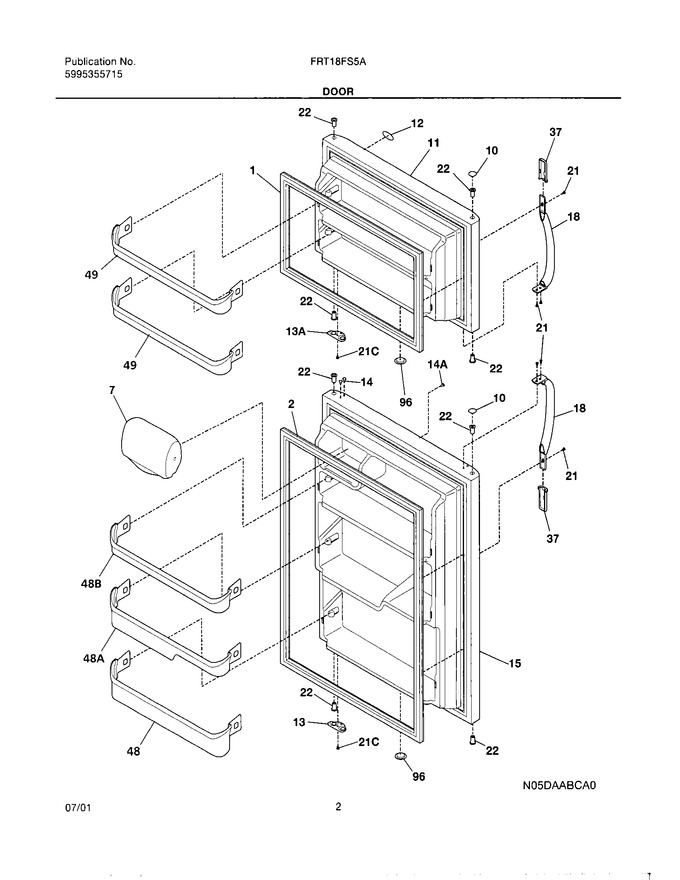Diagram for FRT18FS5AW0