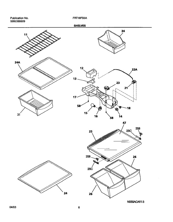 Diagram for FRT18FS5AW8