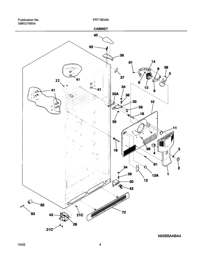 Diagram for FRT18G4ATA