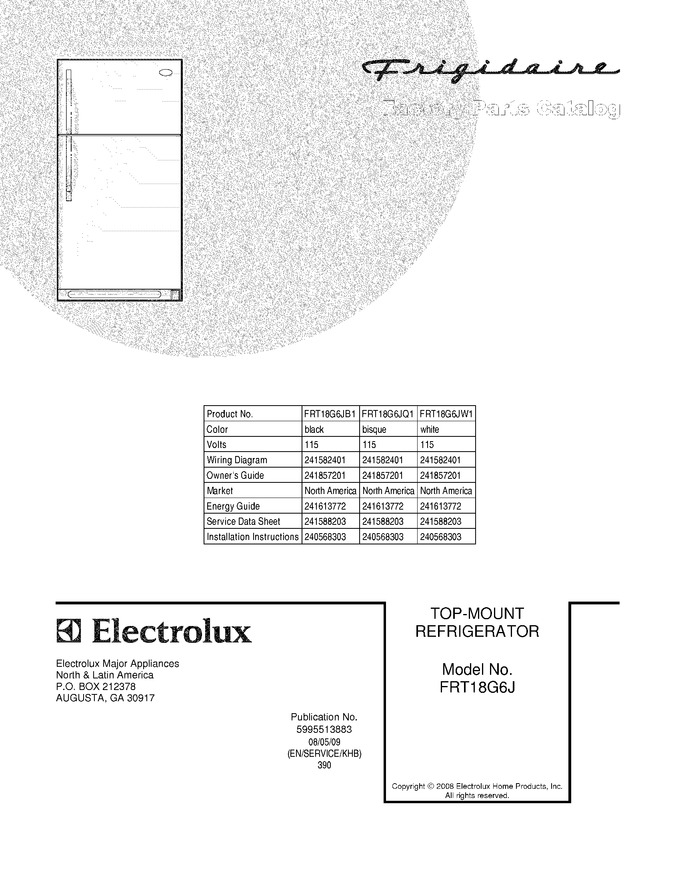 Diagram for FRT18G6JQ1