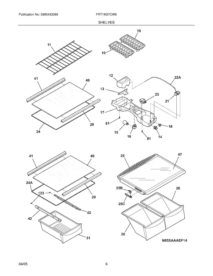 Diagram for FRT18G7CW6