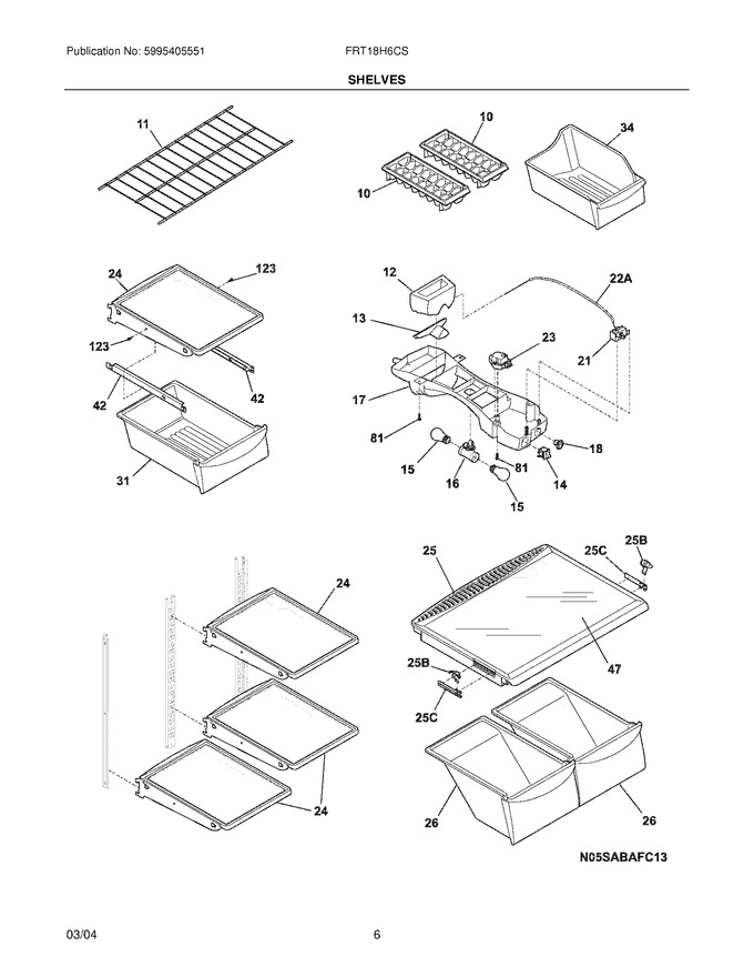 Diagram for FRT18H6CSK4