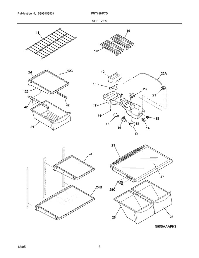 Diagram for FRT18HP7DB7