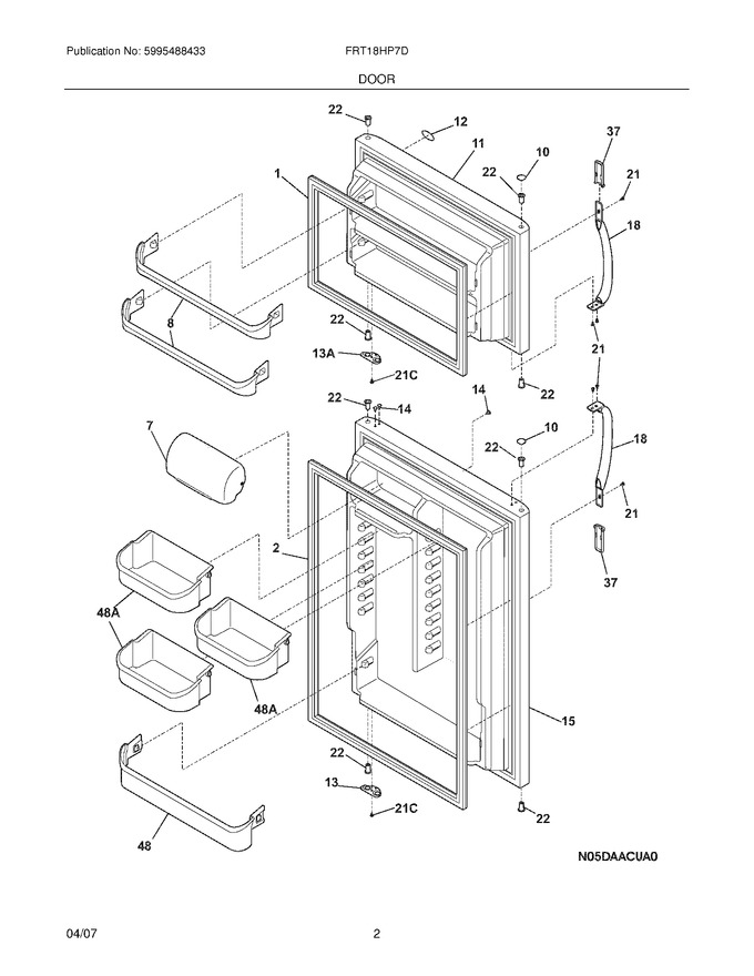 Diagram for FRT18HP7DBA