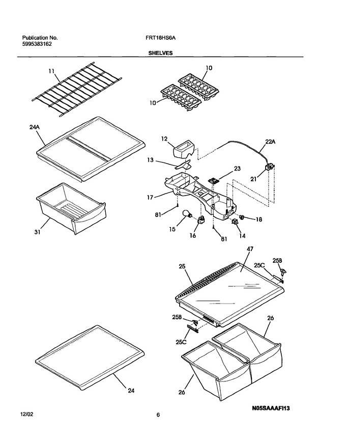 Diagram for FRT18HS6AW6