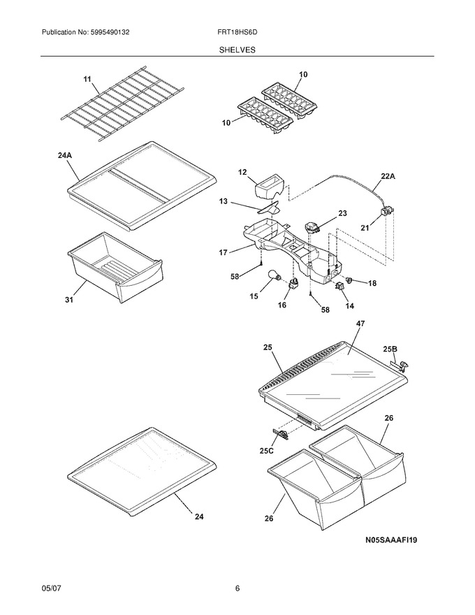 Diagram for FRT18HS6DWC