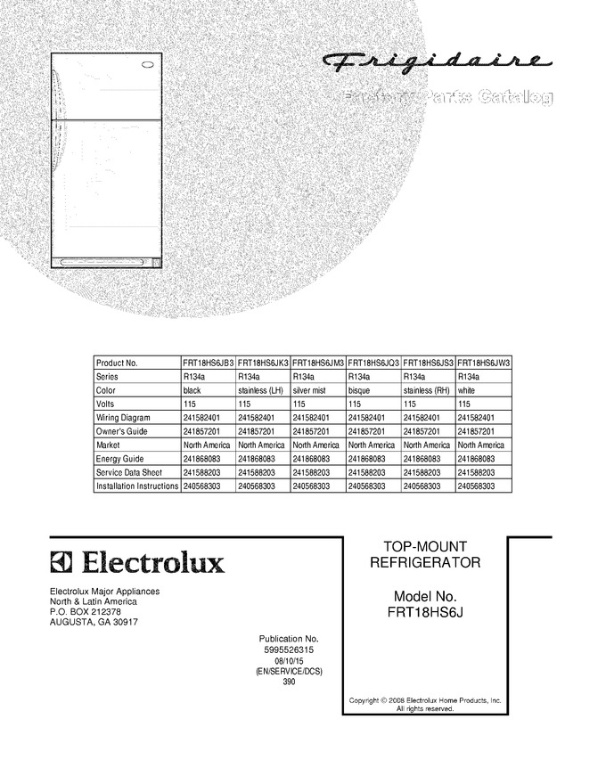 Diagram for FRT18HS6JM3
