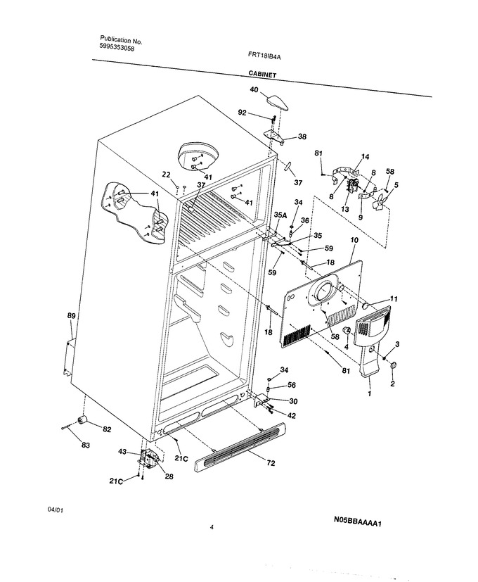 Diagram for FRT18IB4AW0