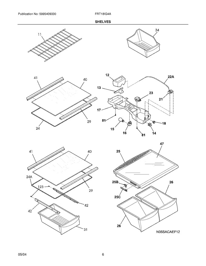 Diagram for FRT18IG4AQA
