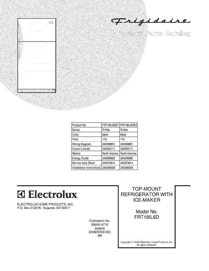 Diagram for FRT18IL6DB3