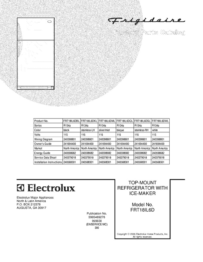 Diagram for FRT18IL6DBL
