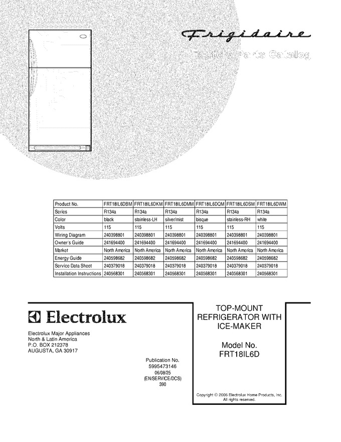 Diagram for FRT18IL6DMM