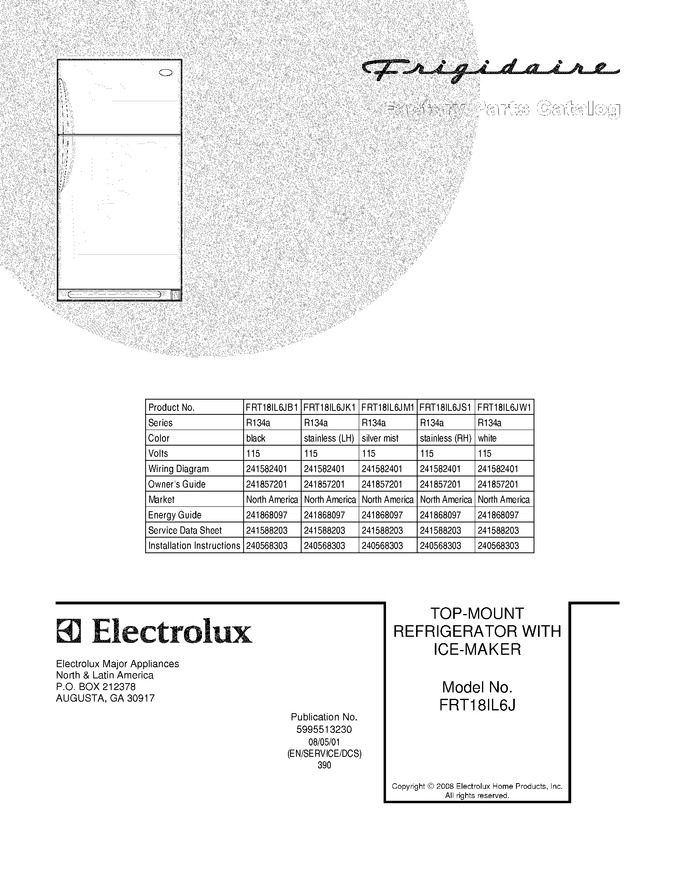 Diagram for FRT18IL6JW1