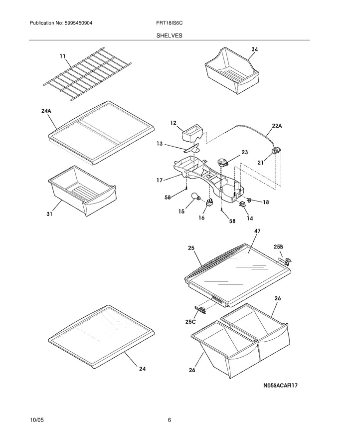 Diagram for FRT18IS6CBE