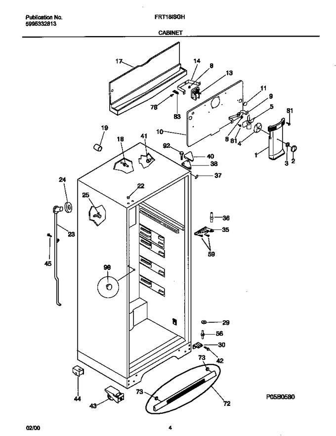 Diagram for FRT18ISGHW0
