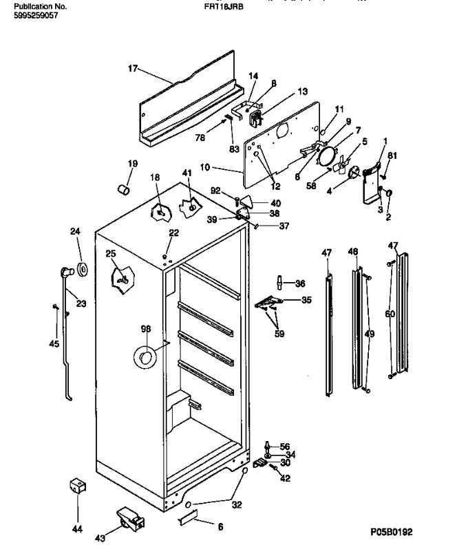 Diagram for FRT18JRBD1