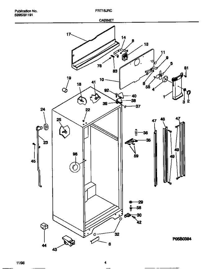Diagram for FRT18JRCW3
