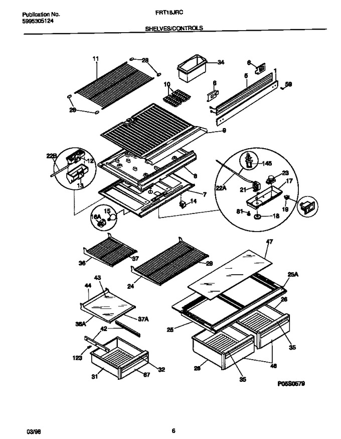Diagram for FRT18JRCW4