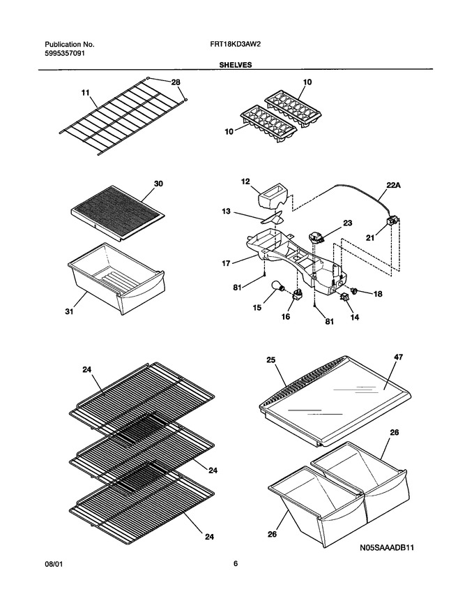 Diagram for FRT18KD3AW2