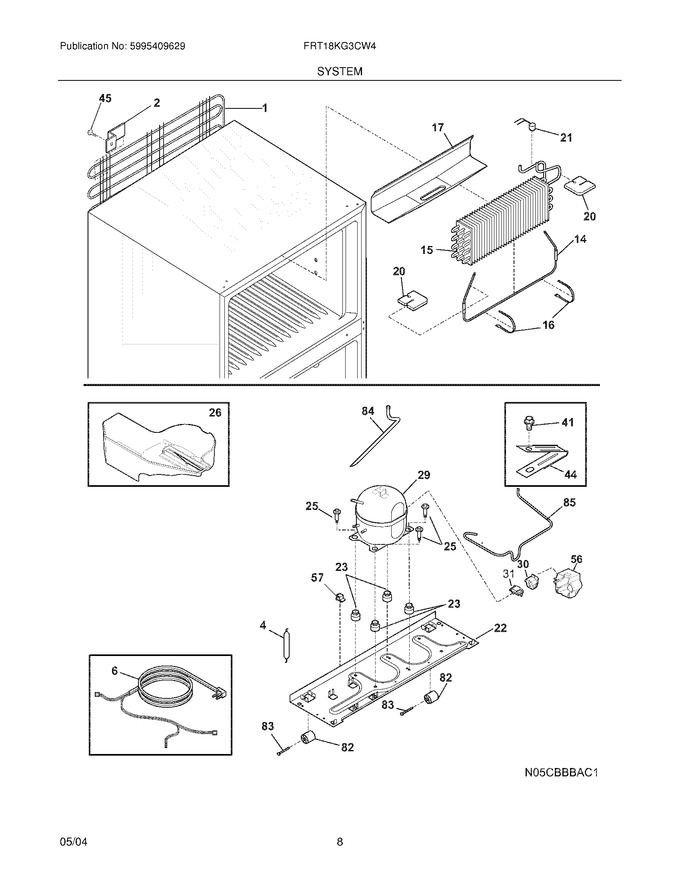 Diagram for FRT18KG3CW4