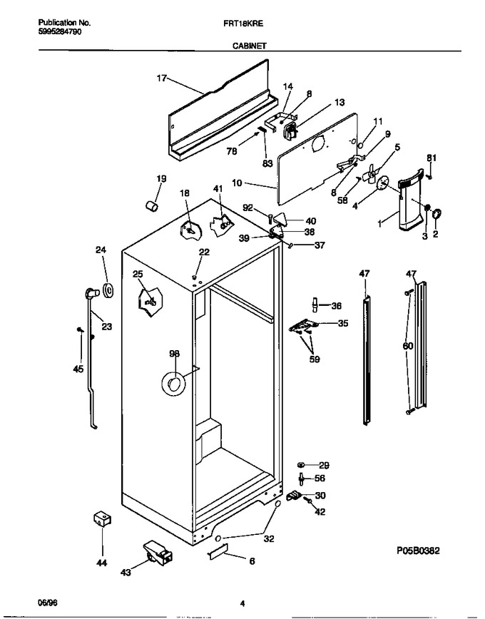 Diagram for FRT18KREW0