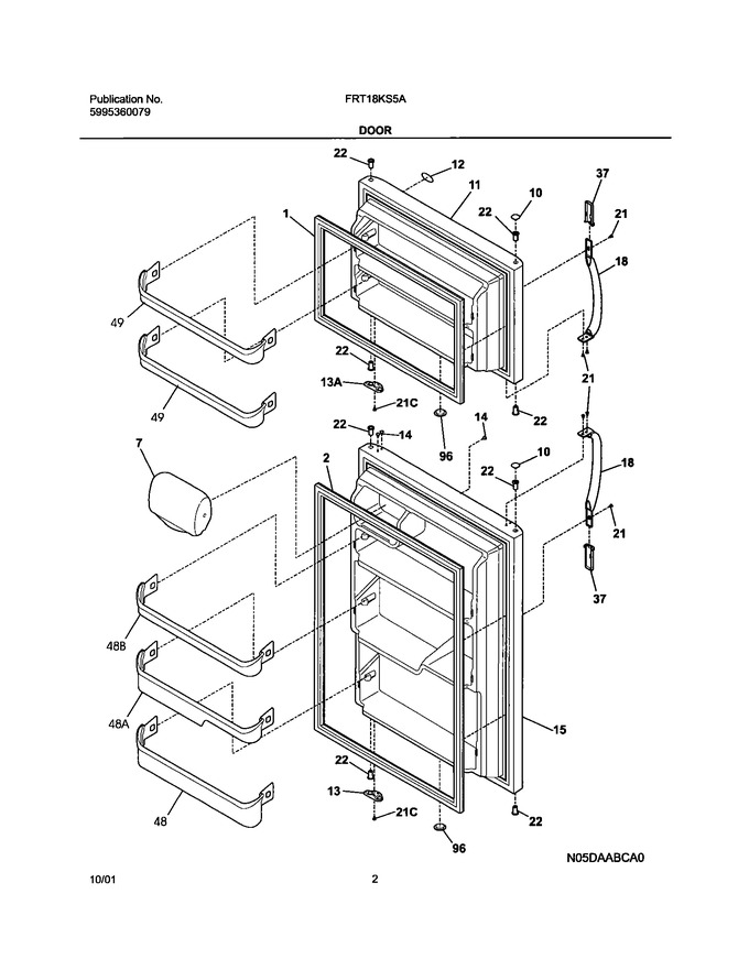 Diagram for FRT18KS5AW4