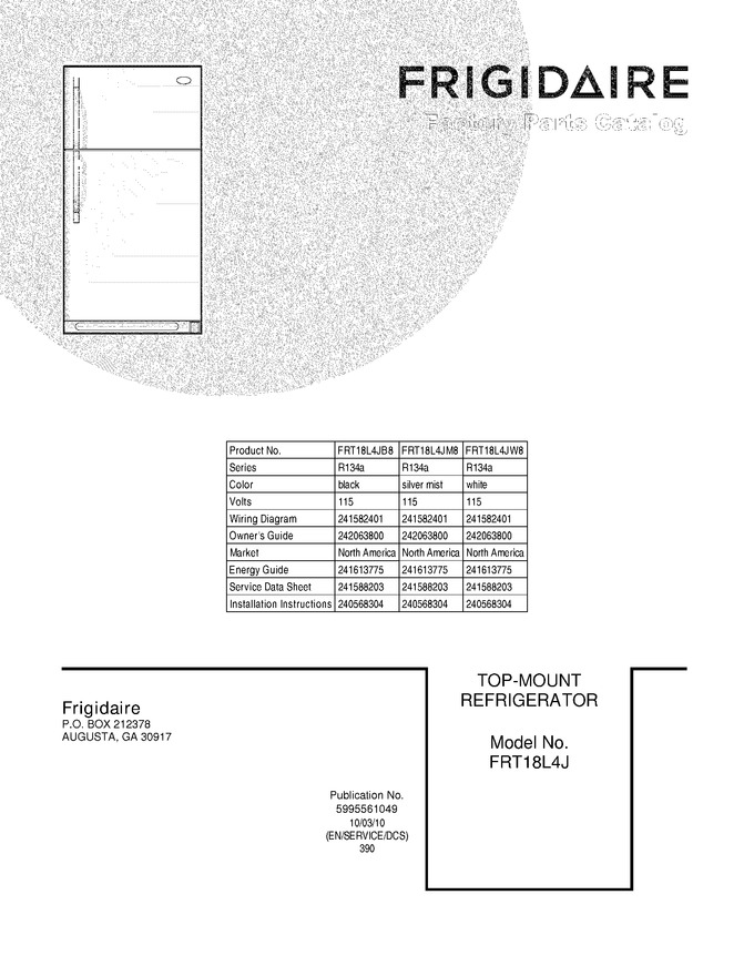 Diagram for FRT18L4JB8