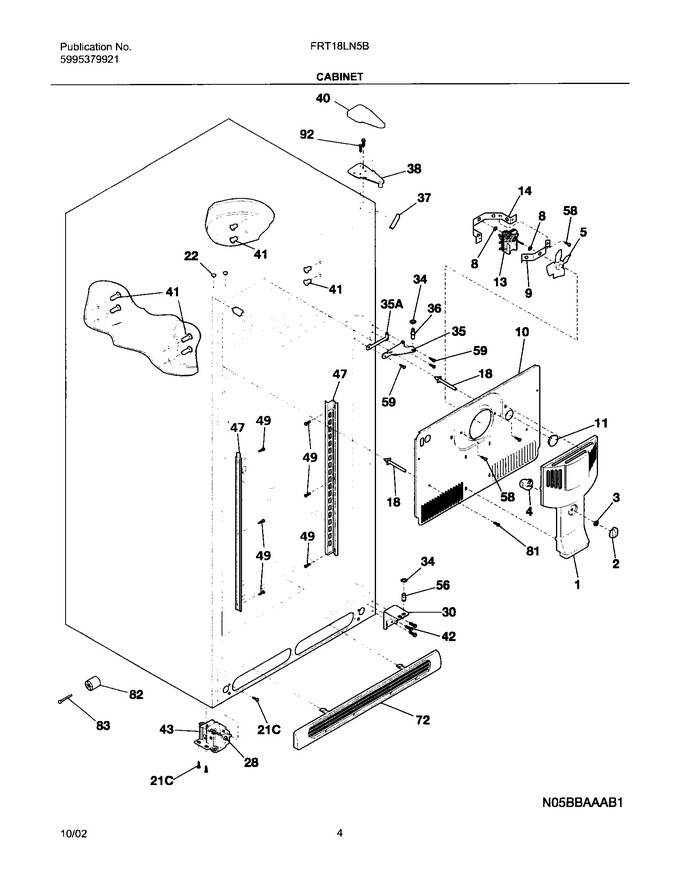 Diagram for FRT18LN5BW2