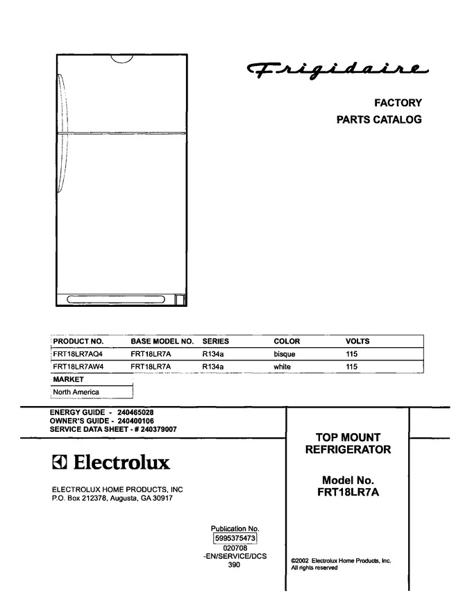 Diagram for FRT18LR7AQ4