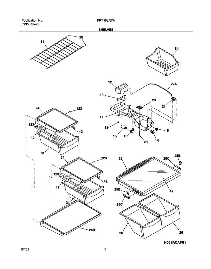Diagram for FRT18LR7AW4