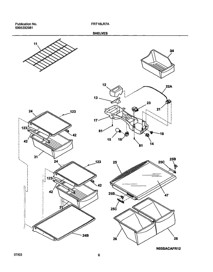 Diagram for FRT18LR7AQA