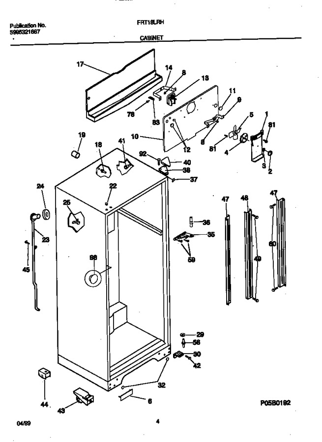 Diagram for FRT18LRHD0