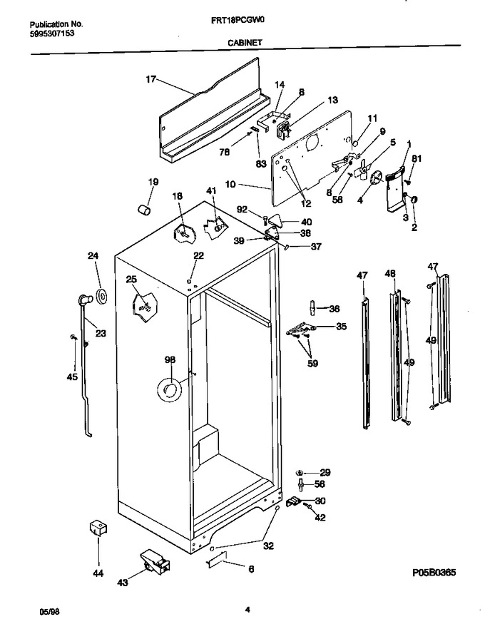 Diagram for FRT18PCGW0