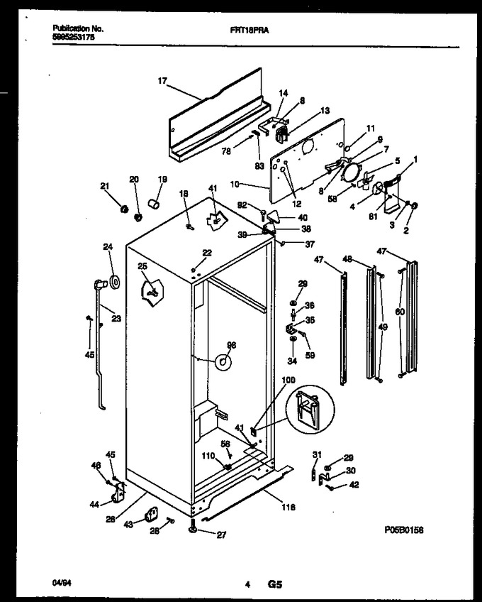 Diagram for FRT18PRAW1