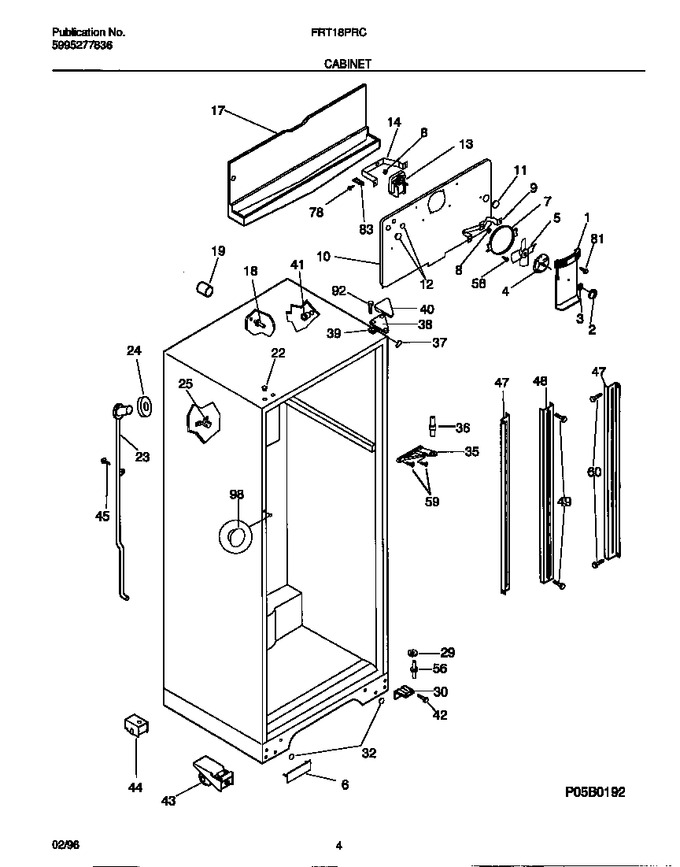 Diagram for FRT18PRCW1